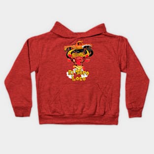 Orange Truck of Horn Kids Hoodie